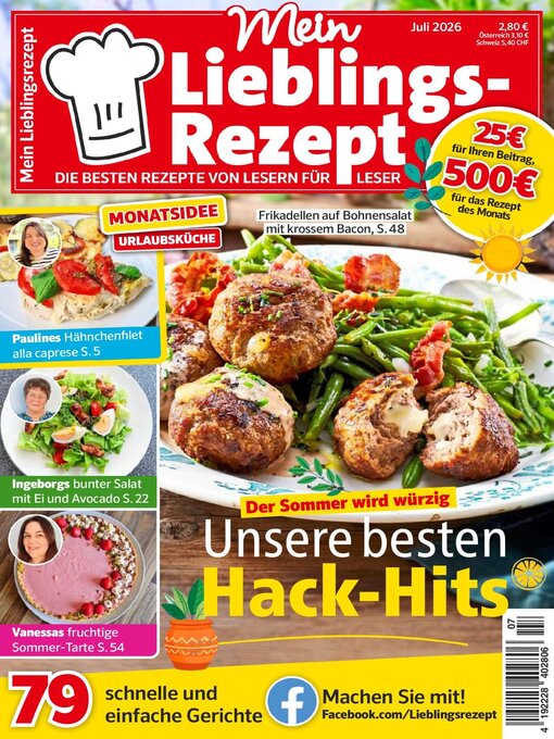 Cover image for Mein Lieblingsrezept